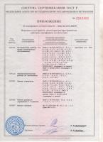 Сертификат филиала Ириновский 2к2